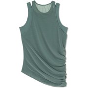 シアーライトセットアップタンク SHEER LIGHT SET UP TANK DC522108 アースエメラルド(EE) Lサイズ [フィットネス ヨガ シャツ レディース]