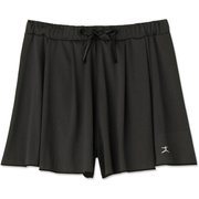 サップルスキンフレアショート SUPPLE SKIN FLARE SHORT DC621352 ウォッシュブラック(WK) Mサイズ [フィットネス ヨガ ショートパンツ レディース]