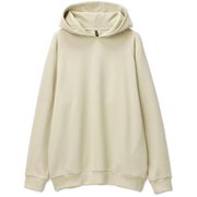 モメンタムストレッチビッグフーディ MOMENTUM STRETCH BIG HOODIE DC522111 サンド(SA) Mサイズ [フィットネス ヨガ パーカー レディース]