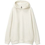 モメンタムストレッチビッグフーディ MOMENTUM STRETCH BIG HOODIE DC522111 ジャスミンホワイト(JW) Lサイズ [フィットネス ヨガ パーカー レディース]