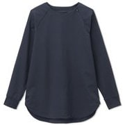 クロスオーバープルオーバートップ CROSSOVER PULLOVER TOP TOP DC322113 ミッドナイト(MD) Mサイズ [フィットネス ヨガ シャツ レディース]