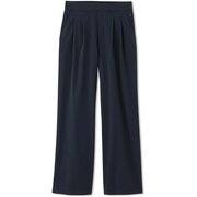 ミッドタウンワイドパンツ MIDTOWN WIDE PANTS DC422113 ミッドナイト(MD) Lサイズ [フィットネス ヨガ パンツ レディース]