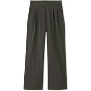 ミッドタウンワイドパンツ MIDTOWN WIDE PANTS DC422113 ブラック(K) Sサイズ [フィットネス ヨガ パンツ レディース]