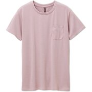 ノンウェットショートスリーブポケットティー NONWET S/S POCKET TEE DC722107 アメジストパープル(AE) Mサイズ [フィットネス ヨガ シャツ レディース]