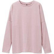 ノンウェットロングレングスティー NONWET L/S TEE DC722109 アメジストパープル(AE) Lサイズ [フィットネス ヨガ シャツ レディース]