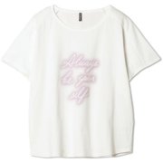 グラフィックフレンチティー GRAPHIC FRENCH TEE DC722116 ジャスミンホワイト(JW) Lサイズ [フィットネス ヨガ シャツ レディース]