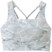 プリントミドルトップ PRINT MIDDLE TOP DC122130 ブルーイッシュグレー(BU) Sサイズ [フィットネス ヨガ シャツ レディース]
