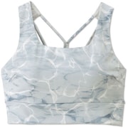 プリントミドルトップ PRINT MIDDLE TOP DC122130 ブルーイッシュグレー(BU) Mサイズ [フィットネス ヨガ シャツ レディース]