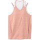 ヘザーメッシュレイヤードタンク HEATHER MESH LAYERED TANK DC522130 コーラル(CL) Mサイズ [フィットネス ヨガ カップ付きシャツ レディース]