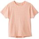 ヘザーメッシュトップ HEATHER MESH TOP DC522131 コーラル(CL) Mサイズ [フィットネス ヨガ シャツ レディース]