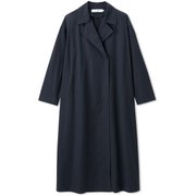 ストレッチライトトレンチコート STRETCH LIGHT TRENCH COAT DMF322103 ネイビー(N) サイズ2 [フィットネス ヨガ コート レディース]