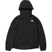 スワローテイルフーディ レディース ウインドブレーカー ブラック(K) Sサイズ NPW22202