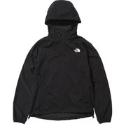 スワローテイルフーディ レディース ウインドブレーカー ブラック(K) Lサイズ NPW22202