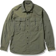 ロングスリーブクラッドシャツ L/S Clad Shirt NR12202 ニュートープ(NT) Sサイズ [アウトドア シャツ メンズ]