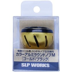 SLPW アルミラウンドノブM/GD