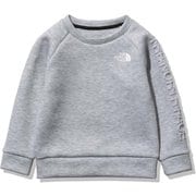 テックエアースウェットクルー Tech Air Sweat Crew NTJ12228 ミックスグレー(Z) 150サイズ [アウトドア トップス キッズ]