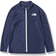 ロングスリーブサンシェイドフルジップジャケット L/S Sunshade Full Zip Jacket NTJ12271 TNFネイビー(NY) 110サイズ [アウトドア トップス キッズ]