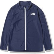 ロングスリーブサンシェイドフルジップジャケット L/S Sunshade Full Zip Jacket NTJ12271 TNFネイビー(NY) 140サイズ [アウトドア トップス キッズ]