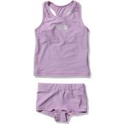 ガールズウォーターウエア G Water Wear NTG12277 スモーキーグレープ(MP) 110サイズ [セパレート水着 ガールズ]