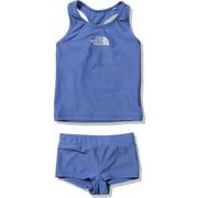 ガールズウォーターウエア G Water Wear NTG12277 スクワートブルー(QL) 120サイズ [セパレート水着 ガールズ]
