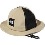 スクエアロゴメッシュハット Kids' Square Logo Mesh Hat NNJ02002 ケルプタン(KT) KMサイズ [アウトドア 帽子 キッズ]