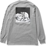 ロングスリーブスリーブグラフィックティー L/S Sleeve Graphic Tee NT32231 ミックスグレー(Z) Mサイズ [アウトドア カットソー メンズ]