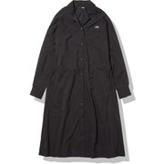 スワローテイルドレスシャツ Swallowtail Dress Shirt NPW22260 ブラック(K) XLサイズ [アウトドア シャツ レディース]