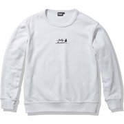 チェーンステッチロゴスウェット Chain Stitch Logo Sweat HE32211 ホワイト(W) WLサイズ [アウトドア スウェット レディース]