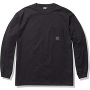 ロングスリーブ HHワンポイントロゴティー L/S HH One Point Logo Tee HE32218 ブラック(K) XLサイズ [アウトドア カットソー メンズ]