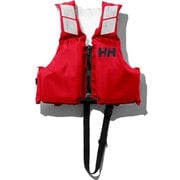 ジュニアヘリーライフジャケット JR Helly Life Jacet HJ82000 レッド(R) KMサイズ [マリンスポーツ ライフジャケット キッズ]