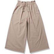 テレグライトワイドパンツ W Teleg Light Wide Pants HOW22207 ウェットサンド(WS) WSサイズ [アウトドア ロングパンツ レディース]
