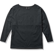 ロングスリーブアンヒビアスティー W L/S Amphibious Tee HOW32202 ブラック(K)WSサイズ [アウトドア カットソー レディース]