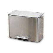 ステンレスダストボックス 18L×2 [ゴミ箱]
