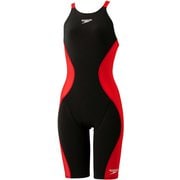 【FINA承認】プロハイブリッド2 オープンバックニースキン Pro Hybrid 2 Openback Kneeskin SCW12201F ブラック×レッド(KR) 3Sサイズ [競泳水着 レディース]