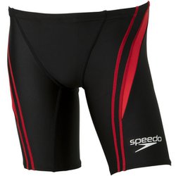 【WA承認】フレックスゼロ2ジュニアジャマー ボーイズ 競泳水着 ブラック×レッド（KR） 140サイズ SCB62206F