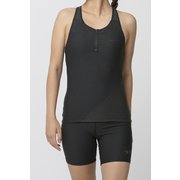 アクティブヘキサゴンロングトップ Active Hexagon Long Top SFW72222 ブラック(K) Mサイズ [フィットネス ヨガ カップ付きシャツ レディース]