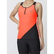 アクティブヘキサゴンロングトップ Active Hexagon Long Top SFW72222 フラッシュオレンジ(FR) Mサイズ [フィットネス ヨガ カップ付きシャツ レディース]