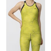 スロートライアングルバックロングトップ Slow Triangle Back Long Top SFW72239 ライム(LM) Mサイズ [水着 レディース]