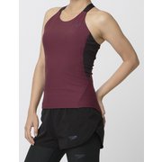 スローバッククロスロングトップ Slow Back Cross Long Top SFW72235 ヴァイオレットクォーツ(VQ) Mサイズ [フィットネス ヨガ カップ付きシャツ レディース]