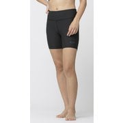 スローショートレギンス Slow Short Leggings SFW82234 ブラック(K) Sサイズ [フィットネス ヨガ タイツ レディース]