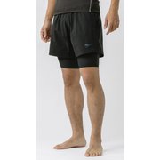 スローコンバインショーツ Slow Combine Shorts SF82231 ブラック(K) Mサイズ [フィットネス ショートパンツ メンズ]