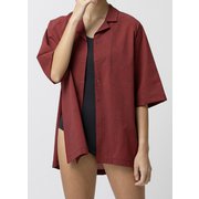 リラックスハーフスリーブシャツ Relax H/S Shirt SAW52151 ウェーブバビロン(WB) Lサイズ [フィットネス シャツ レディース]