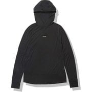 クールライト ロングスリーブ フーディー M COOL-LITE LS HOODIE IT02252 ブラック(K) Sサイズ(日本：Mサイズ) [アウトドア カットソー メンズ]