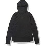 クールライト ロングスリーブ フーディー M COOL-LITE LS HOODIE IT02252 ブラック(K) Mサイズ(日本：Lサイズ) [アウトドア カットソー メンズ]