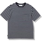 グラナリー ショートスリーブ ポケット ティー ストライプ U GRANARY SS POCKET TEE STRIPE IT22271 ミッドナイトネイビー(MI) Mサイズ [アウトドア カットソー ユニセックス]