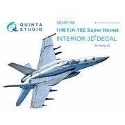1/48 3Dデカールシリーズ QNTD48198 F/A-18E 内装3Dデカール （モンモデル用） [プラモデル用パーツ]