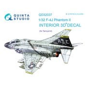 1/32 3Dデカールシリーズ QNTD32037 F-4J 内装3Dデカール （タミヤ用） [プラモデル用パーツ]