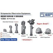1/350 レジン製ディティールアップパーツ WS35021 WW.II ドイツ海軍 観測装置 [プラモデル用パーツ]