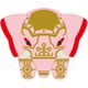 呪術廻戦 伏黒の式神 ぬいぐるみキーホルダー 満象 [キャラクターグッズ]