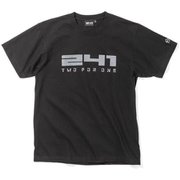 エリア241-ビックロゴSSティー AREA241-BIG LOGO SS TEE MB4201 ブラック(BK) XLサイズ [アウトドア カットソー メンズ]